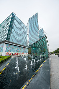 购物中心彩色图片华贸中心北京城市建筑图片