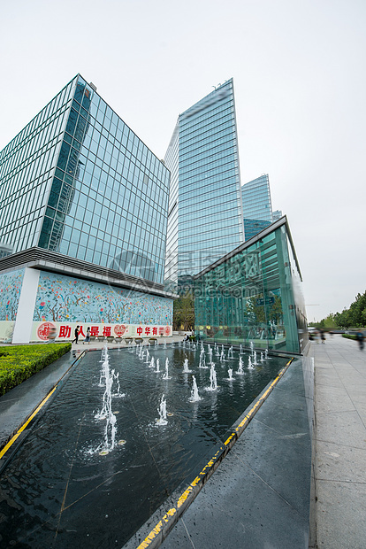 购物中心彩色图片华贸中心北京城市建筑图片