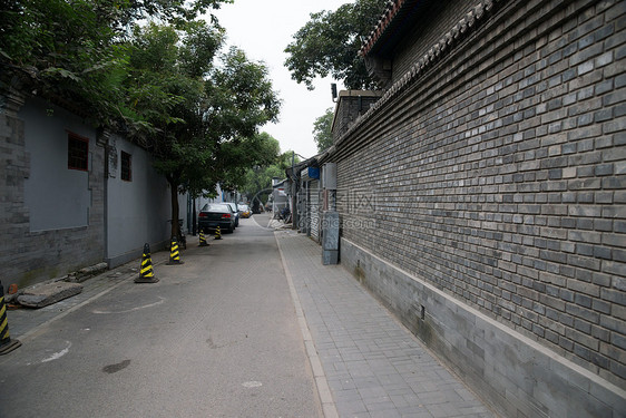 人类居住地小路树北京胡同图片