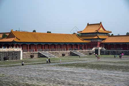 北京紫禁城宏伟北京故宫背景