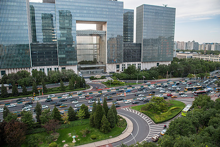 新的美景当地著名景点北京市东直门建筑群图片