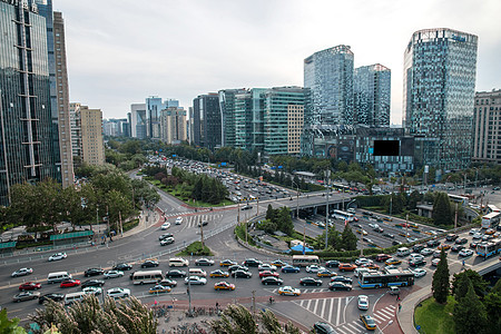 金融国内著名景点环境北京市东直门建筑群图片