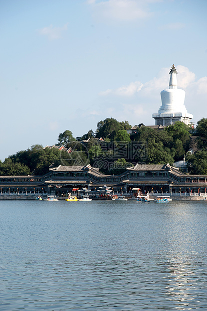 湖建筑自然北京北海公园图片