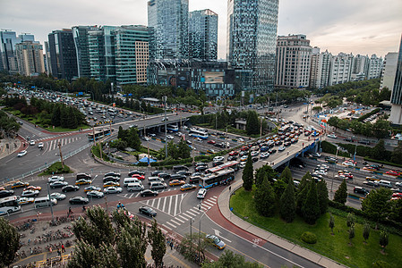 国际著名景点通路东直门桥北京市东直门建筑群图片