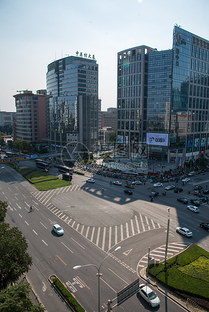 北京城市建筑和街道图片