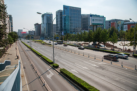 北京城市建筑和街道图片