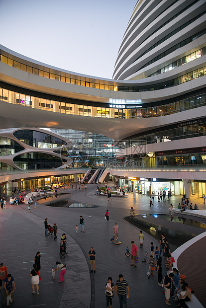 北京城市建筑和街道图片