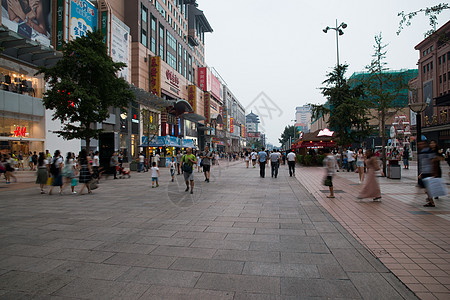 商店人类居住地楼群北京王府井大街图片