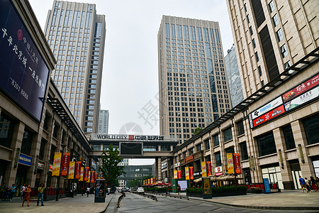 北京 世贸天阶彩色图片白昼北京城市建筑背景