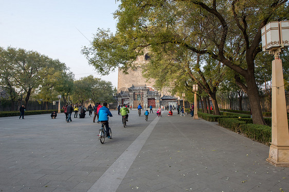 城市首都旅游目的地北京钟鼓楼图片