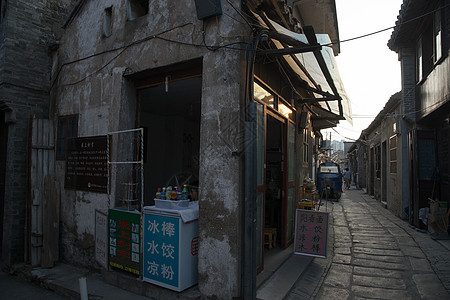 古镇风光海报江苏无锡景区风景背景