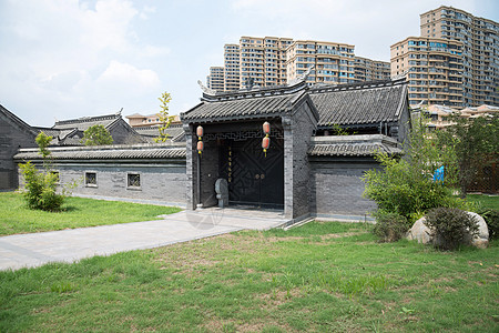 严岛神社江苏无锡景区风景背景