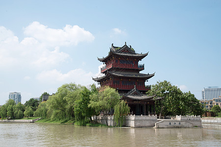 窑湾古镇风景区江苏省的自然风景区背景