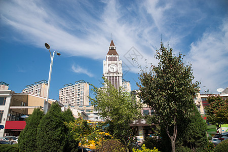 树旅游胜地发展辽宁省丹东城市建筑图片