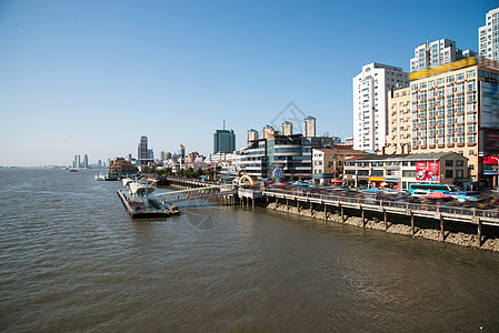 国境线建筑都市风景辽宁省丹东风光图片