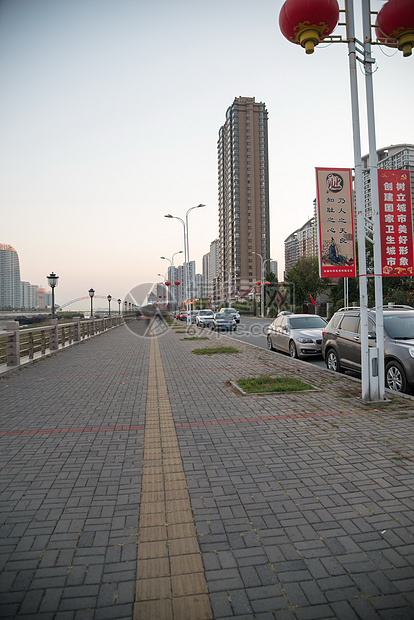 楼群天空旅游胜地辽宁省丹东风光图片