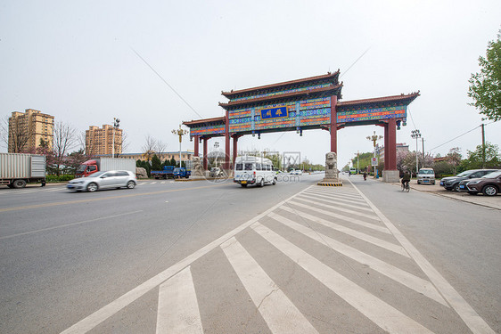 路面地面旅行者河北省雄州牌坊图片