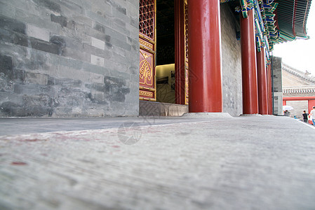 水平构图环境保护古老的北京恭王府图片