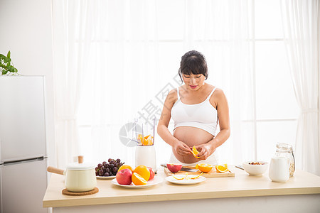 孕育孕妇做饭图片