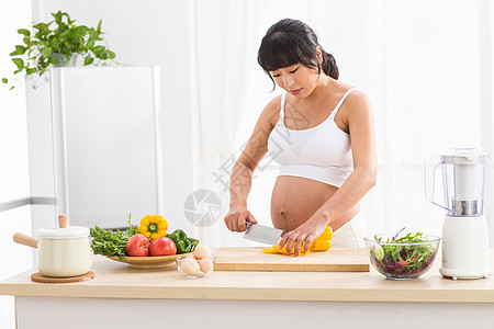 青菜幸福菜板孕妇做饭高清图片