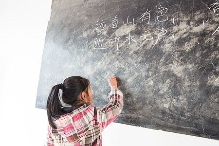 教育希望工程社会问题乡村小学里的小学女生图片