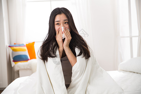 床东方人人青年女人生病图片