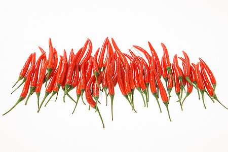 健康的食材水平构图红辣椒图片