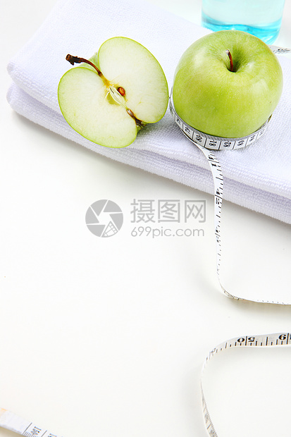 食品瘦身青苹果图片