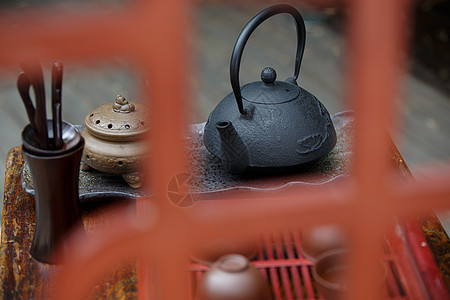 宁静瓷器茶壶传统茶具图片