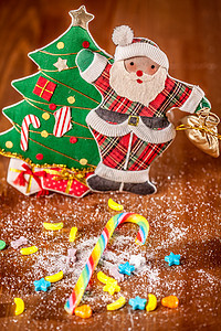 东亚地板甜食圣诞装饰图片