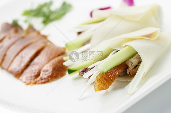 卫生东亚切片食物北京烤鸭图片