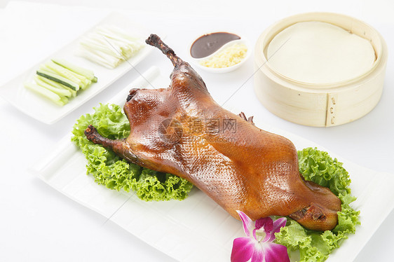 特色中华美食主菜北京烤鸭图片