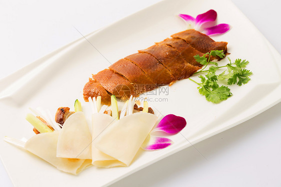 肉盘子组物体北京烤鸭图片