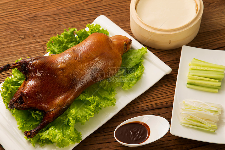 文化诱惑传统北京烤鸭图片