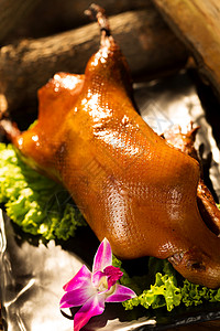垂直构图饮食鸭子肉北京烤鸭图片