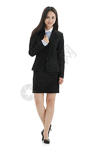 着装得体青年人保险代理人青年商务女人图片