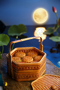 传统节日美食月饼图片