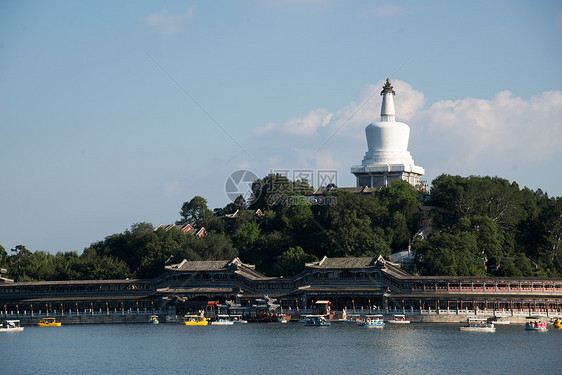 白昼河流国内著名景点北京北海公园图片