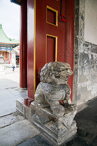 门墩旅游胜地北京恭王府背景