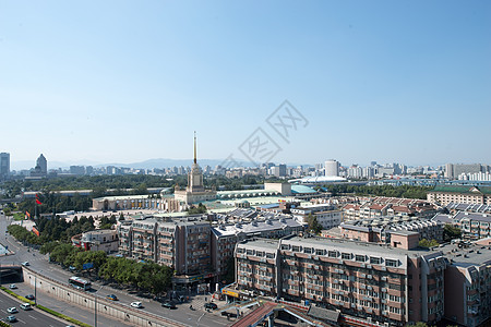 居住区户外摄影北京城市建筑图片