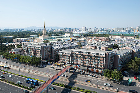 户外首都白昼北京城市建筑背景图片