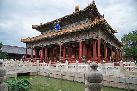 亭台楼阁北京雍和宫图片