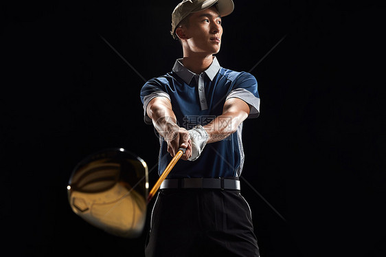 体育高尔夫球运动员图片