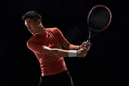 成年运动员打网球图片
