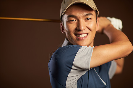 锻炼青年人体育器械高尔夫球运动员图片