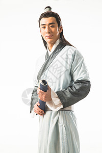 蚊子png自信青年男人20多岁一个书生背景