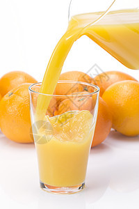 食品饮料维生素健康的橙汁图片