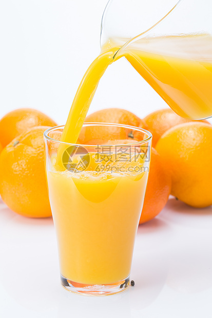 甜的橙汁图片
