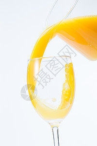 饮食垂直构图玻璃杯橙汁图片