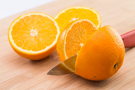 水平构图食材健康生活方式切开的橙子图片